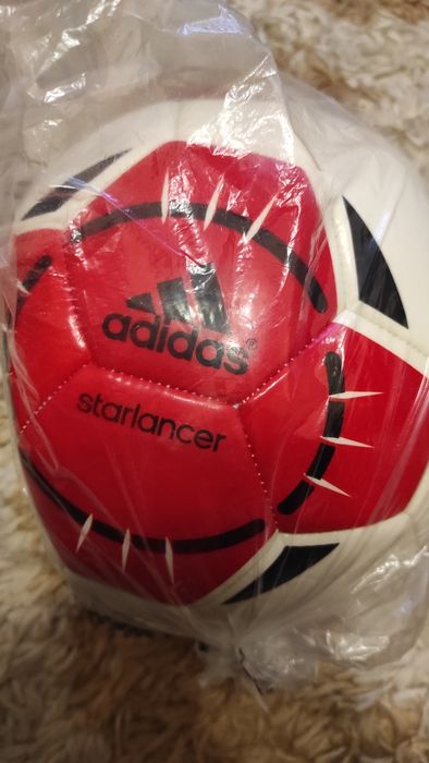Adidas Gr.5 Starlancer IV Fussball WEISS rot Balls Ballons - Футболна!