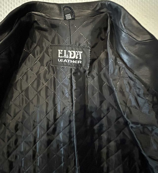 Haina dama piele trei sferturi neagra noua, XXL, Elda Leather