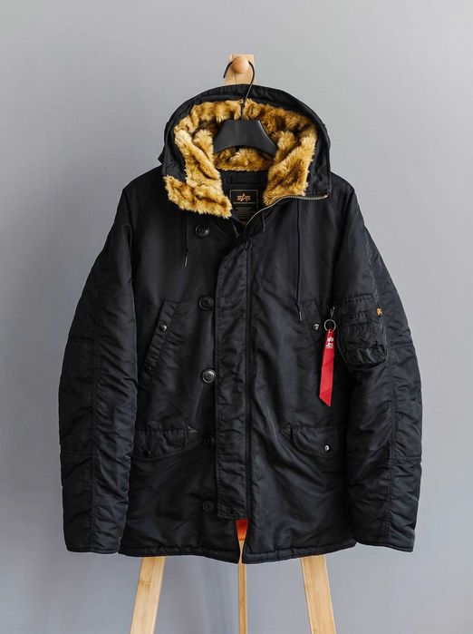 Alpha Industries Parka Оригинална мъжко яке с качулка размер L