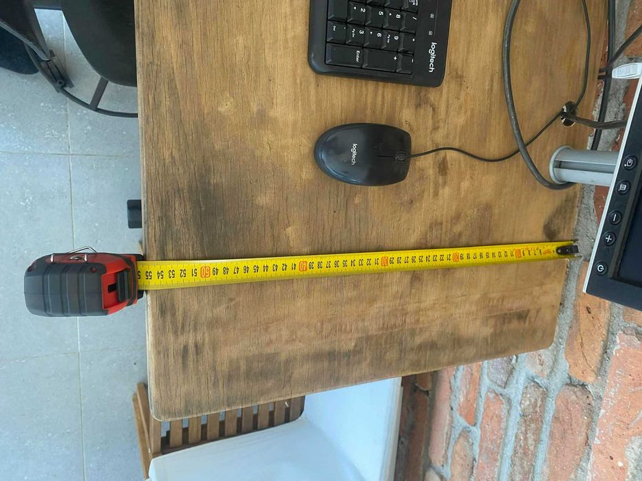 Vand Birou cu scaun reglabil pe inaltime Industrial Vintage