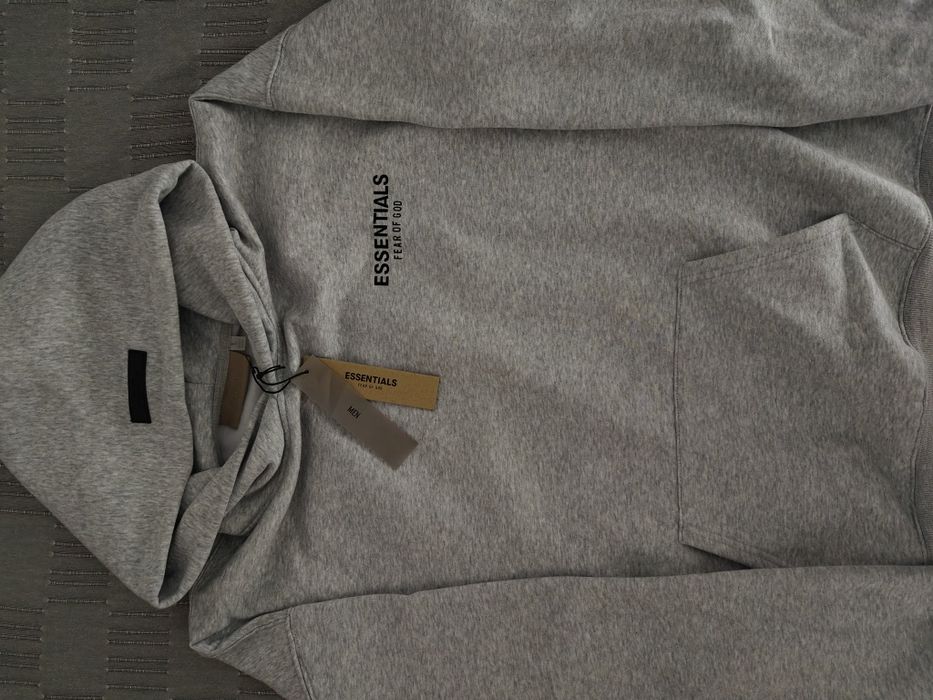 Fear of God Essentials Hoodie - Сив (Нов)