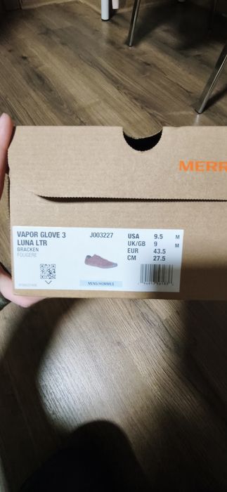 Боси мъжки обувки Merrell 43.5 подметка Vibram