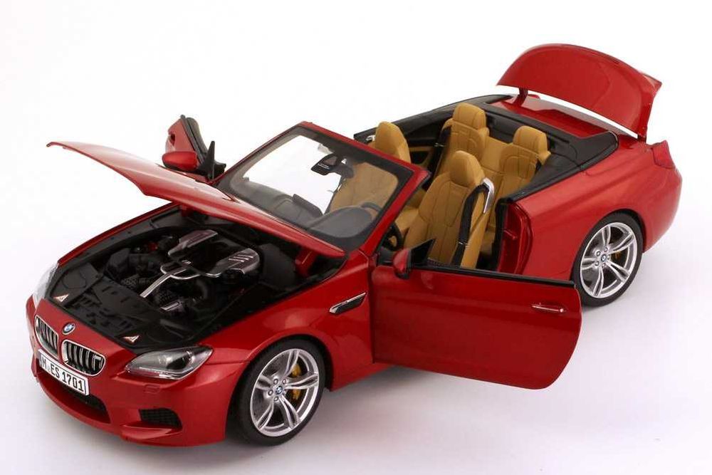 1:18 BMW M6 Convertible orange saphire.