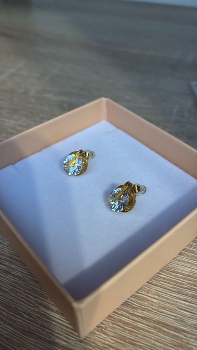 Cercei cartier cristal și logo Cartier NOI
