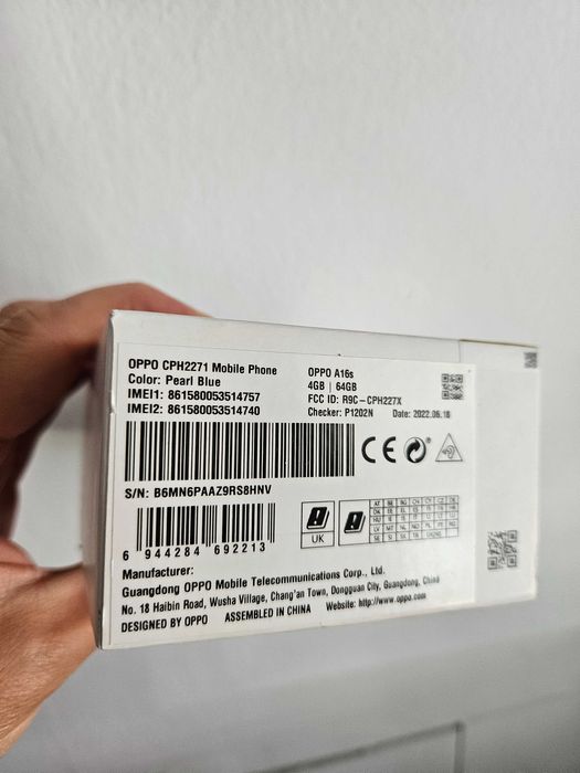 Oppo A16s 64gb nou la cutie.