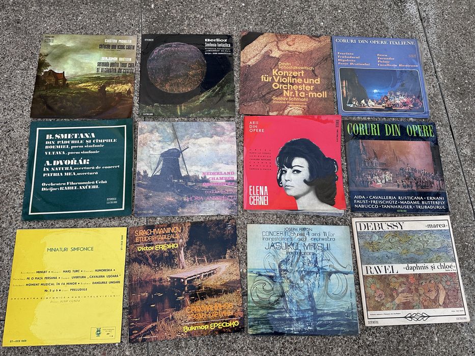 Vând colecție discuri vinil muzică clasică – Electrecord (12 buc)