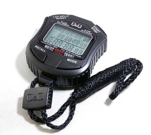 Професионален Хронометър Q&Q HS45J.Дигитални Хронометри за Спортисти.Функция Темпо 100 Времена Таймер Пасер.За Спорт измерване на Технологични Процеси