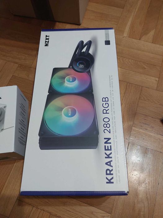 NZXT Kraken 280 RGB (НОВ) Водно охлаждане AM5, AM4, 1700, 1851