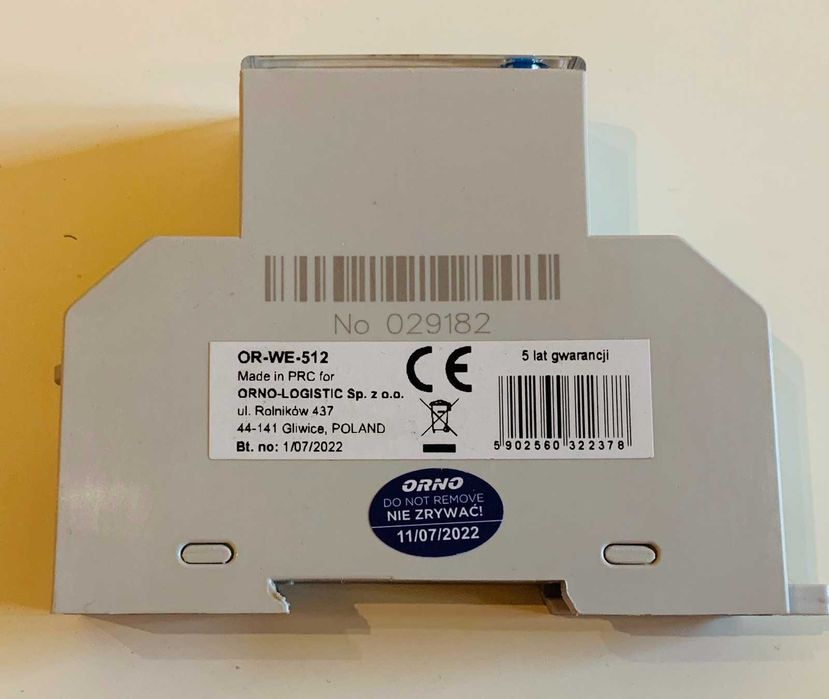 Монофазен цифров електромер ORNO OR-WE-512