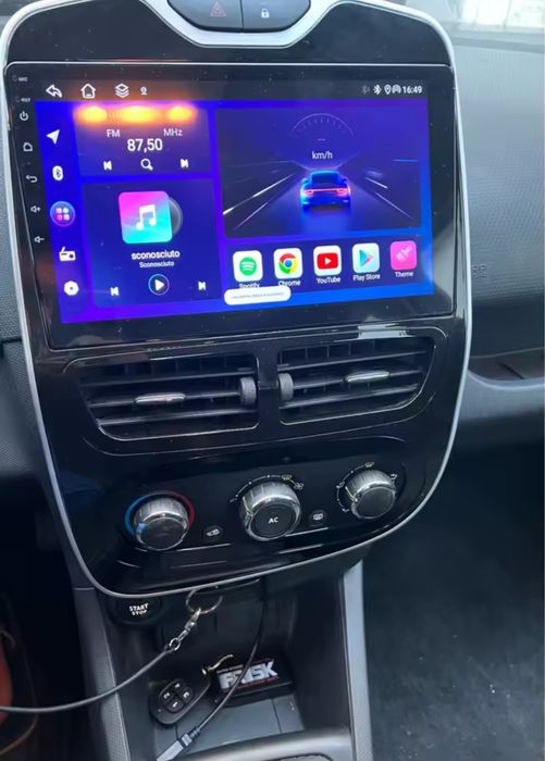 Navigatie Android Renault Clio 4 (2012-2016) Carplay & AndroidAuto