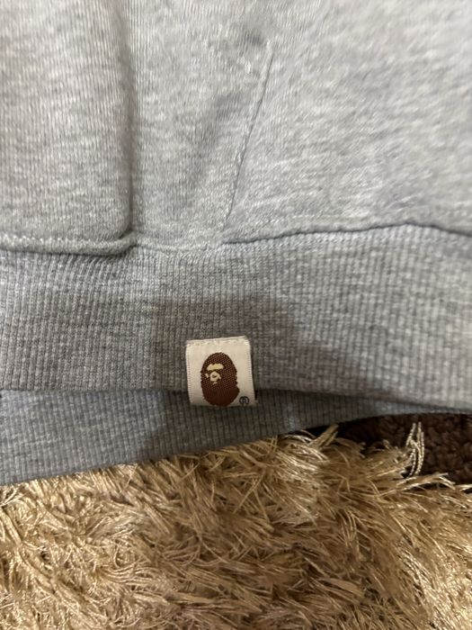 Vand bape full zip grey