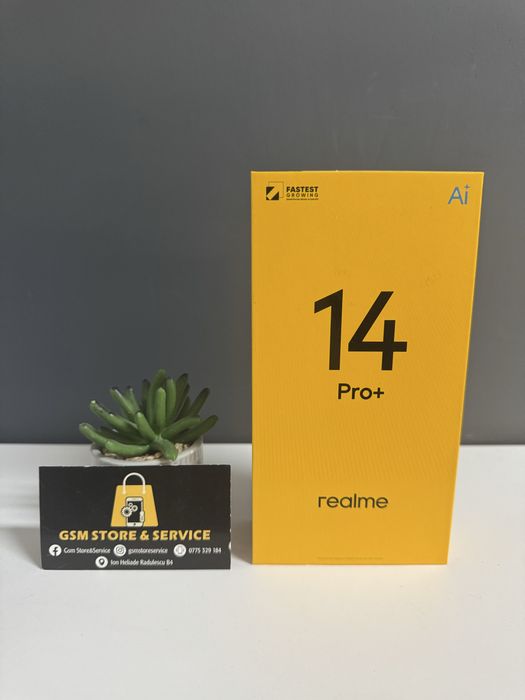 Realme 14 Pro+  5G 256Gb Nou Sigilat Garantie Gsm Store&Service