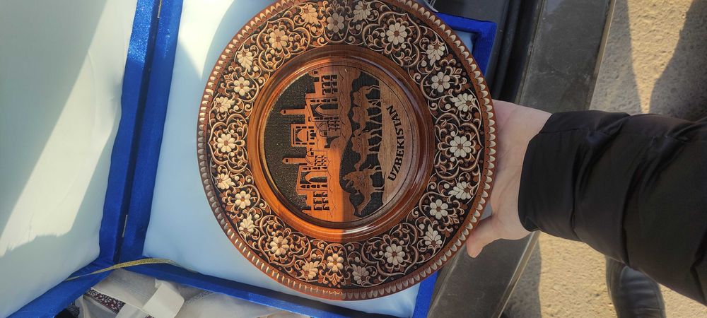 Ляган из Ореха ручная работа