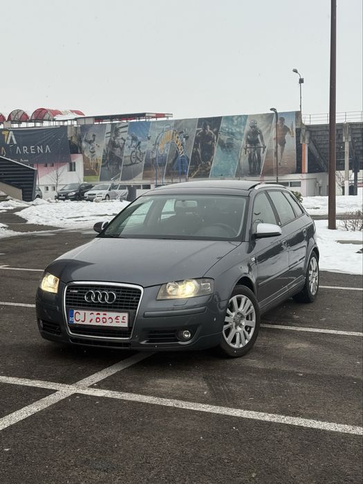 AUDI A3 2.0 TDI 140 CP / Trapa/ Xenon/  Piele roșie