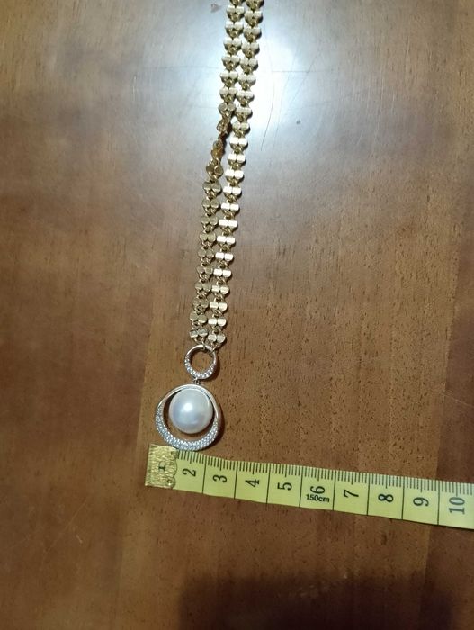 Дамско позлатено колие