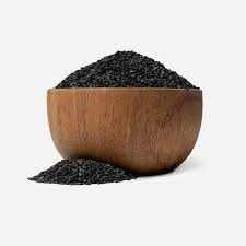Seminţe de susan negru,bogate in vitamine, minerale, fibre şi acizi