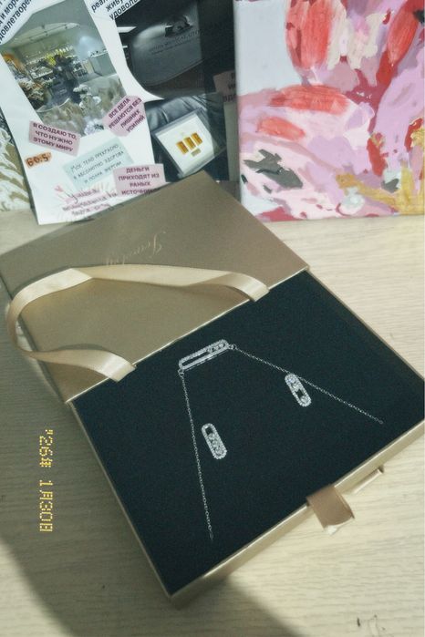 Серебро набор Messika