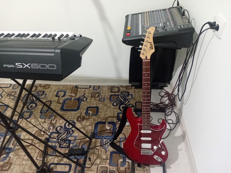 гитара,бас гитара, синтезатор