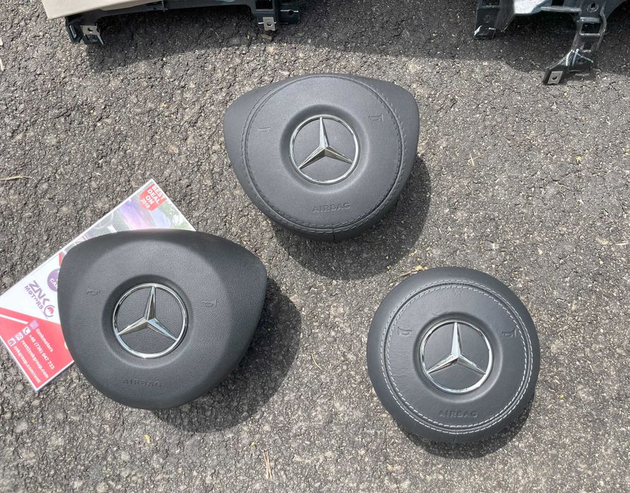 Mercedes Benz S Maybach plansa de bord HUD - kit airbag volan pasager