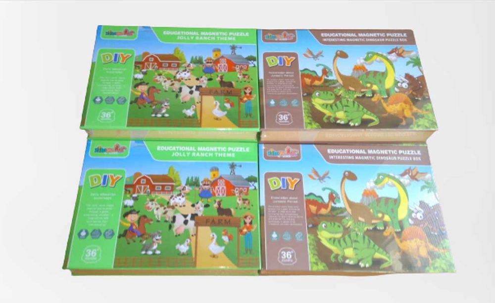 Намалена цена! Дигитална дървена кутия с магнити на ферма