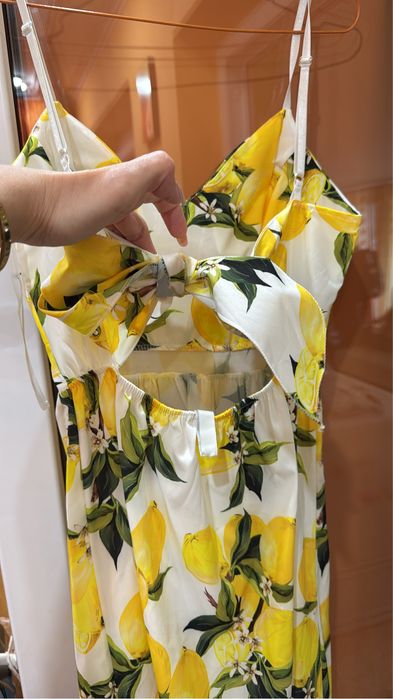 Rochie lunga cu lamai