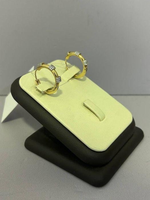 Золотые серьги Конго, 585 / СА71944