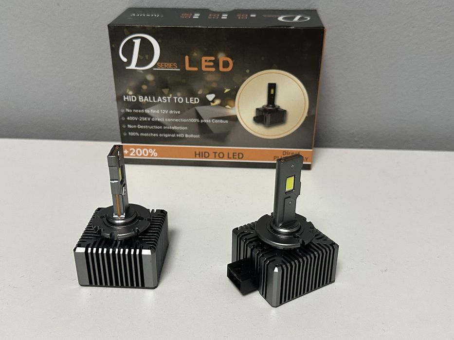 Set 2 x Becuri auto LED D1S, 6500k, Canbus Pro ~ PROMOȚIE‼️
