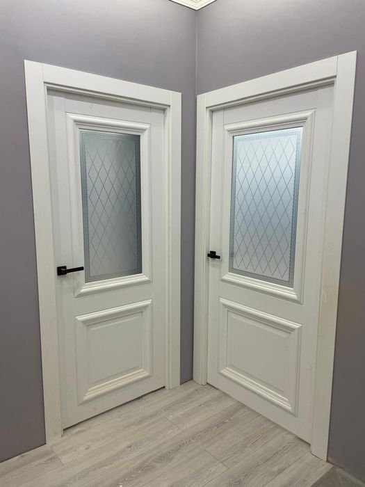 Установка дверей м/к