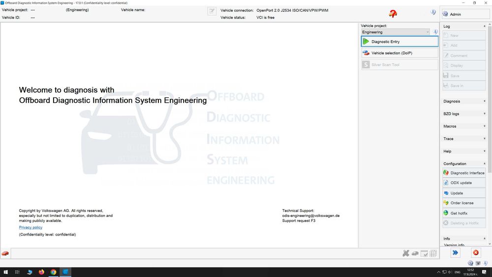 Lenovo ThinkPad 8GB , i5, 256SSD + VNCI (VAS) 6154A ODIS CAN FD DOIP