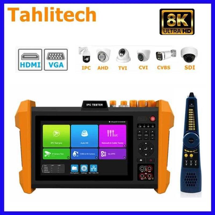 IPC tester 8k universal / IPC тестер 8к для камера с шупом