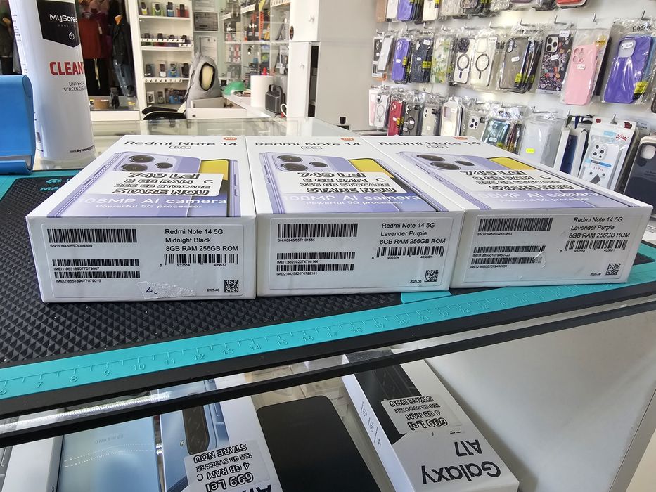 Redmi Note 14 5G, 8/256 GB, Sigilat, Garanție