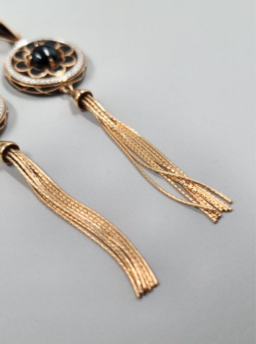 Золотой комплект с брилтянтами