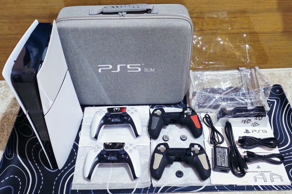 Ps5 slim 1tb EAC полный комплект!