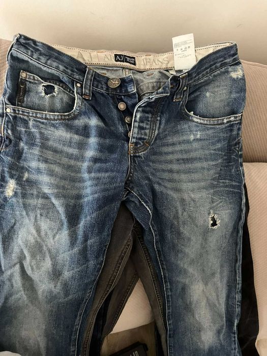 Дънки Армани светло сини