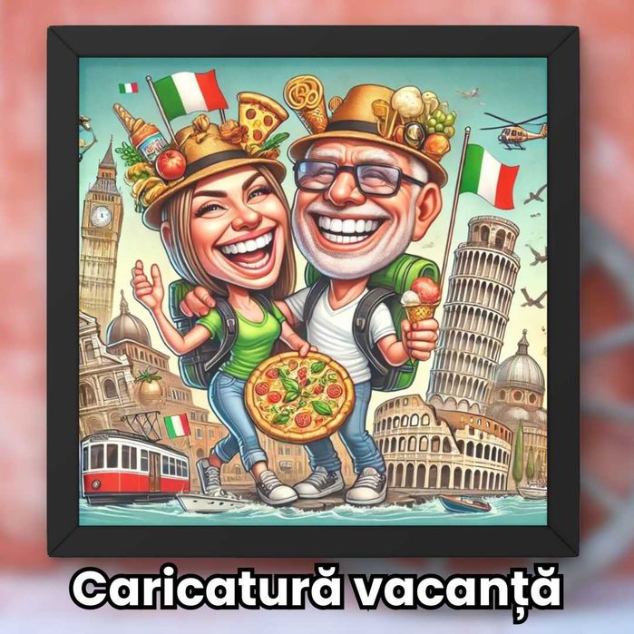 Caricaturi la comanda personalizate pentru evenimente cadou surpriza