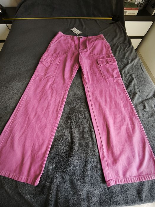 Blugi Zara stil cargo mărimea 44