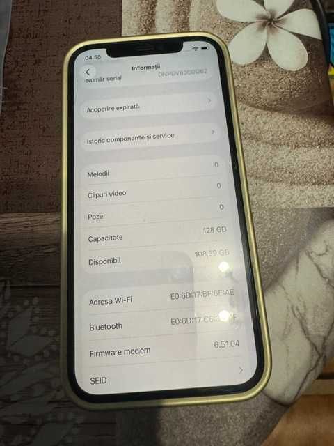 Vând iPhone 12 Pro, 128 GB, în stare impecabilă, atât estetic, cât și tehnic.