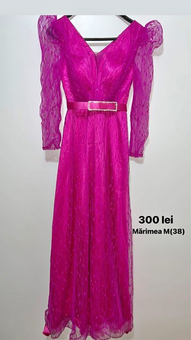 Rochita lunga culoare fucsia