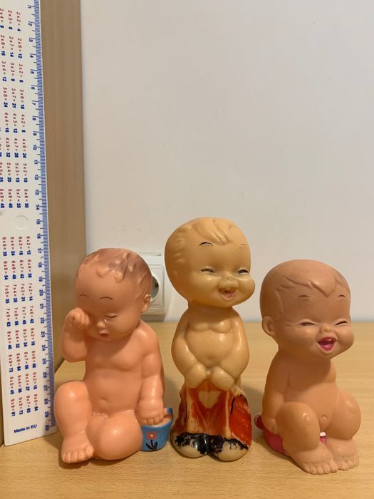 Лот гумени играчки от соца ретро