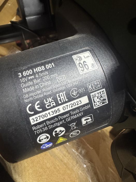 Drujba pe baterie Bosch