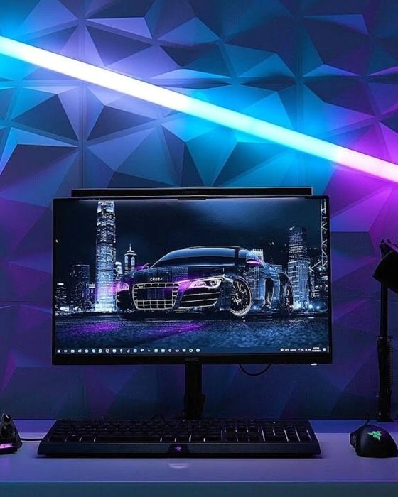 Настенная RGB LED лампа, ночник, светильник, подсветка