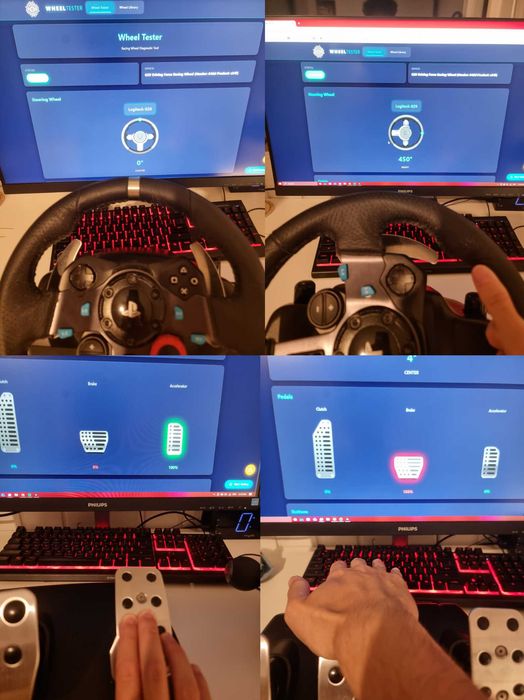 Volan Logitech G29 cu pedale și schimbător