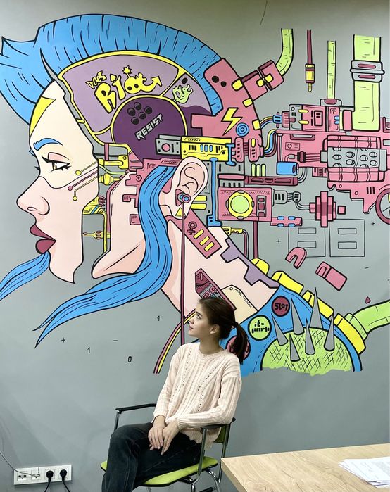 Роспись стен. Граффити.