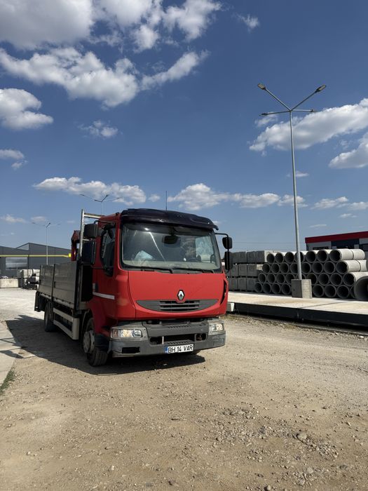 De vânzare Camion cu macara Renault Midlum 12t / Macara Fassi / Radiocomandă / Stare impecabilă