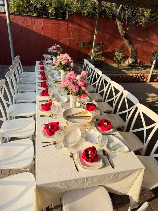 Прокат столов и стульев