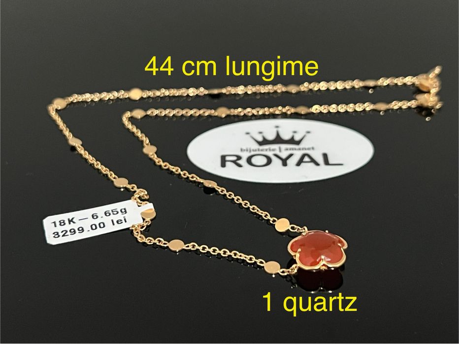 Bijuteria Royal CB : Lant aur roz 18K 750 6,65 grame