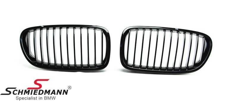 Grila BMW F10 F11 10-17 grila simpla negru lucios