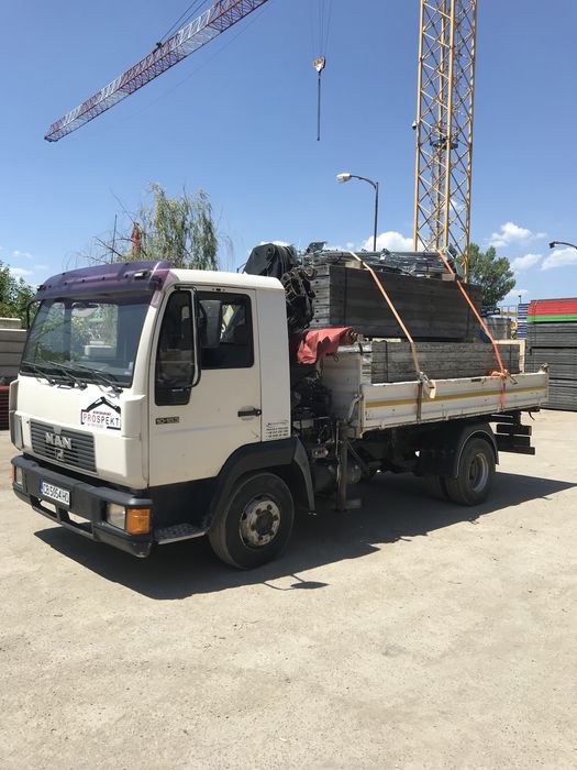 Камион с кран 7метра, бобкат, мини багер