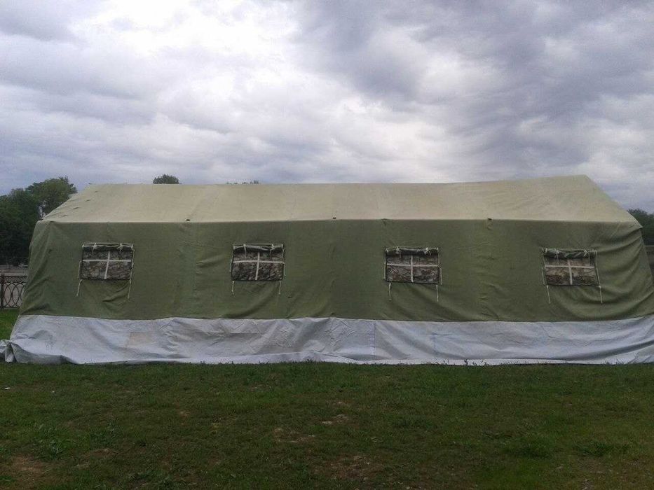 Палатка брезентовая с каркасом — собственное производство