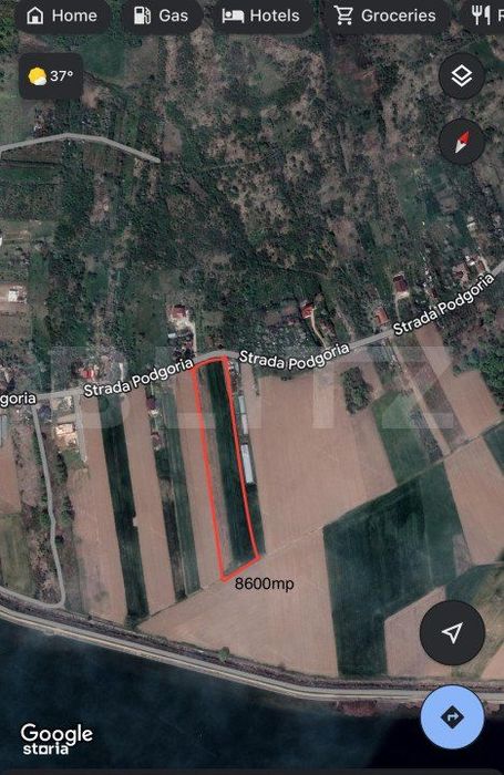 Teren 8600 mp in Podgoria